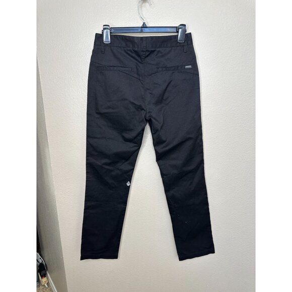 NWT Volcom Mens‎ Corpo Class Pants Black Size 28 Cotton & Polyester Blend - Picture 3 of 8